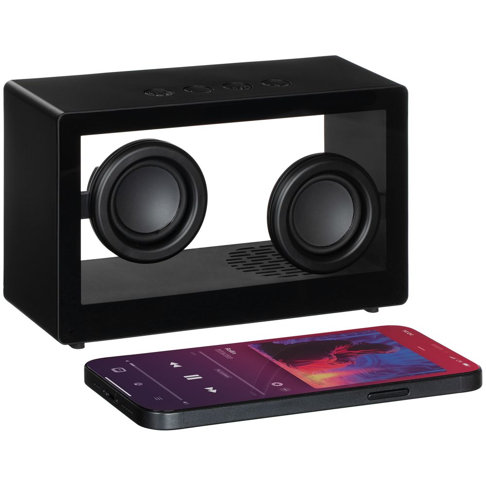 Bluetooth-колонка со светомузыкой Sensofonic, черная в Екатеринбурге